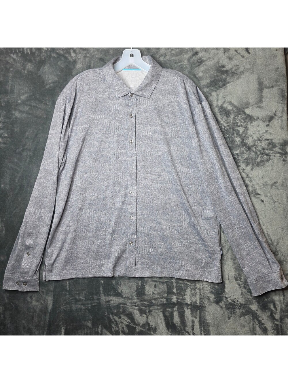 Devereux Proper Threads long sleeve button up Mens Sz XL Grey